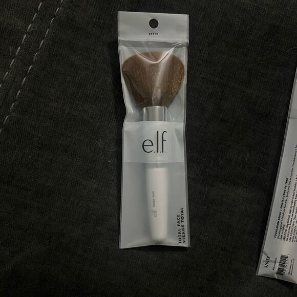 e.l.f. - Lot of 3 Makeup Brushes (Total Face, Foundation, Angled Bronzing) - NIB - Picture 3 of 5